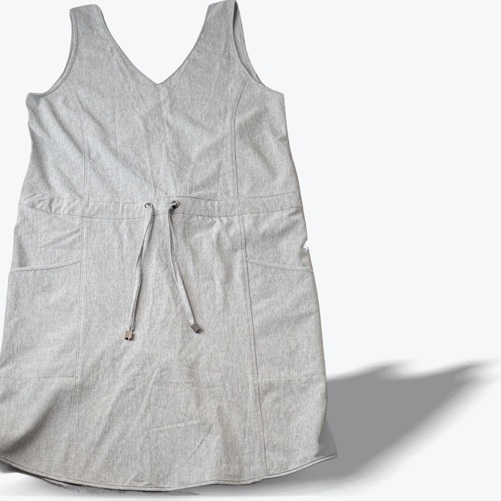 Kyodan Outdoor Grey‎ Athletic Dress Skort XS Built In Shorts V Neck Pockets
